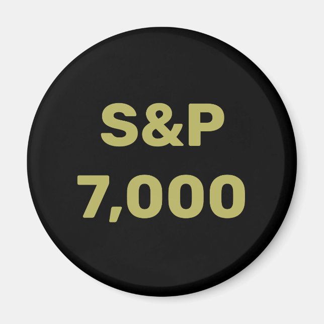 Imã Celebração do Índice de Bolsas de Nível S&P 7.000 (Frente)