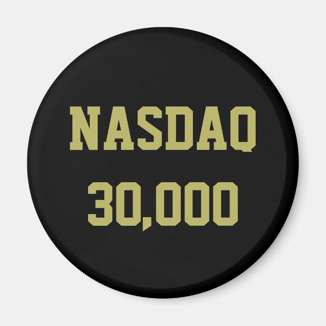 Imã Celebração do NASDAQ 30000 no Mercado de Ações (Frente)