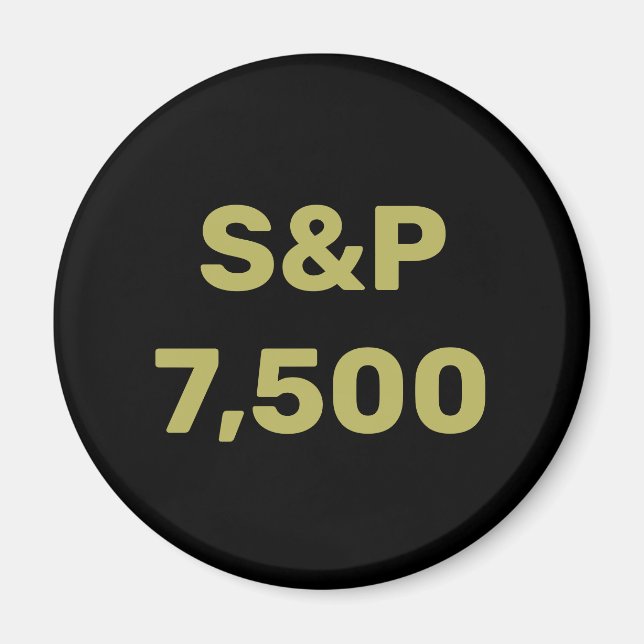 Imã Celebração do Nível 7.500 do Índice de Mercado de  (Frente)