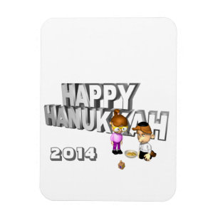 Ímã Celebração feliz de Hanukkah -