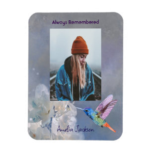 Ímã Celebração Memorial de Fotos da Vida