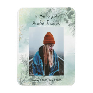 Ímã Celebração Memorial de Fotos da Vida