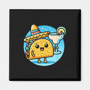 Imã Celebração Taco Margarita Comida Esportiva Mexican