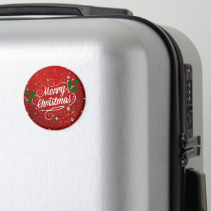 Imã Celebração Vermelho, Feliz Natal