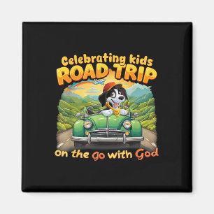 Imã Celebrando Kids Viagem Rodoviária Em Movimento Com