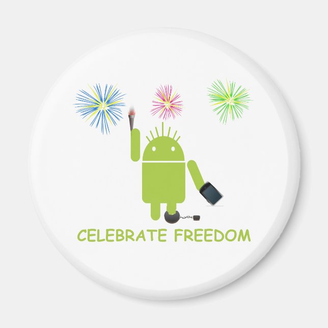 Imã Celebrar a liberdade (desenvolvedor de software An (Frente)