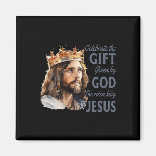 Imã Celebrar a Páscoa Jesus O Rei é Risen Christian