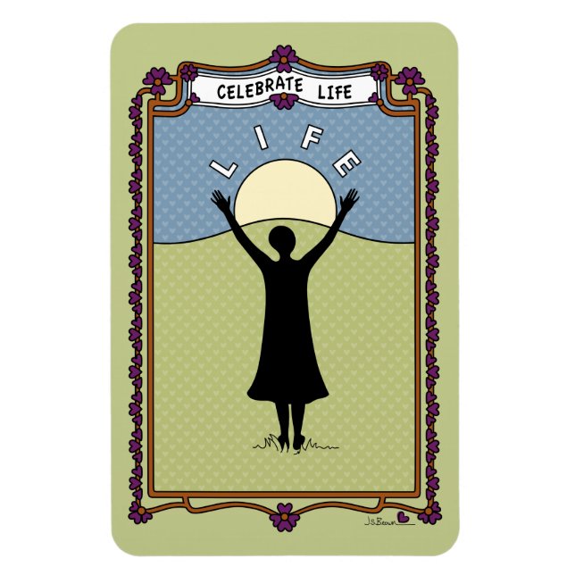 Ímã Celebrar Life 2_A_Flexible Magnet 4"x6" (Vertical)