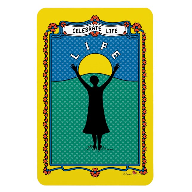Ímã Celebrar Life 2_B_Flexible Magnet 4"x6" (Vertical)