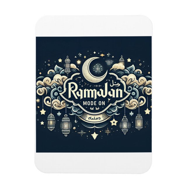 Ímã Celebrar Ramadã com Modo RamadãOn (Vertical)