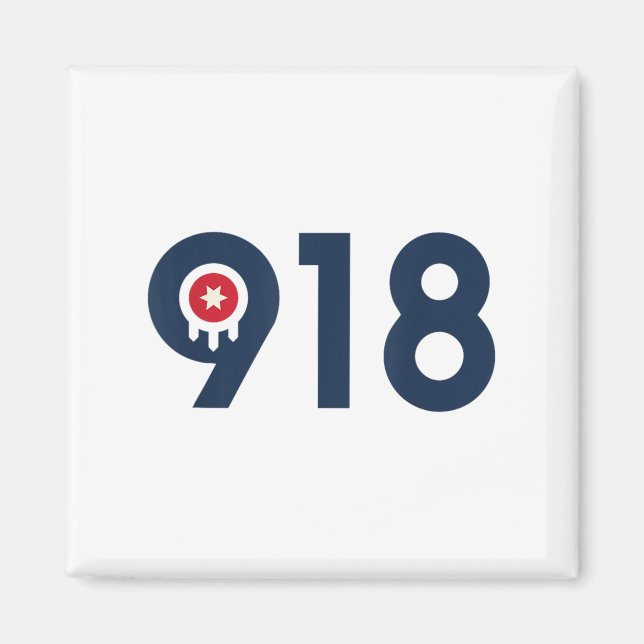 Imã Celebrate The Nine One Eight Tulsa Oklahoma 918 Ar (Frente)