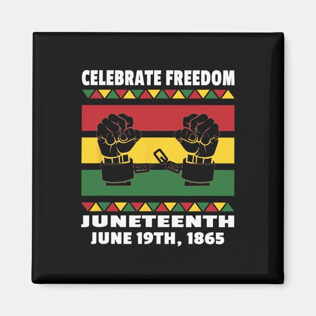 Imã Celebre a Liberdade Negra Juneteenth - 19 de junho (Frente)