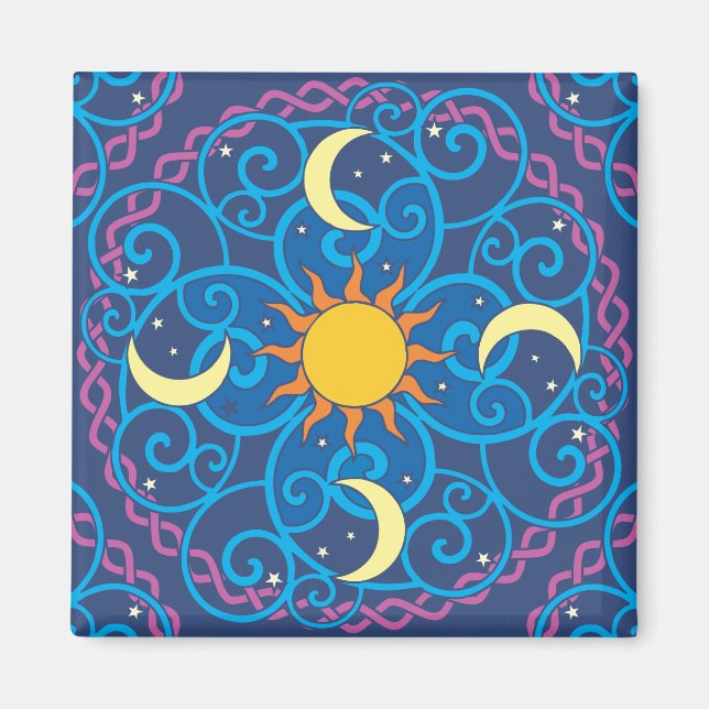 Imã Celestial Mandala Magnet (Frente)