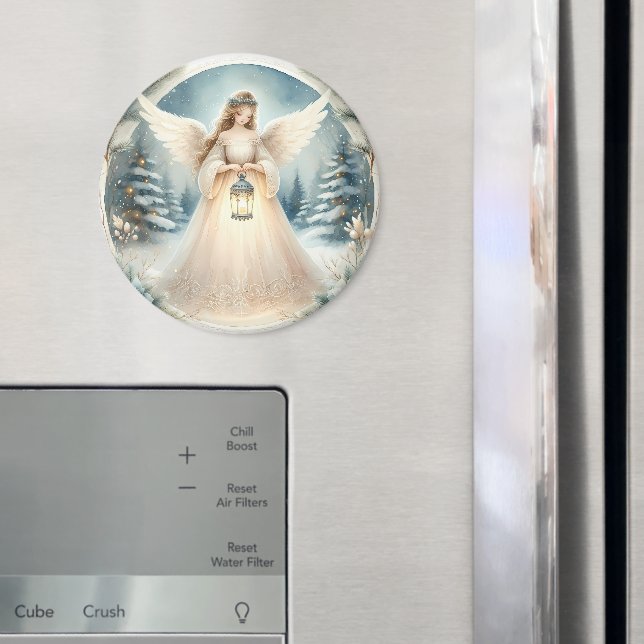 Imã Celestial Winter Angel Lantern of Hope (In Situ (Fridge))