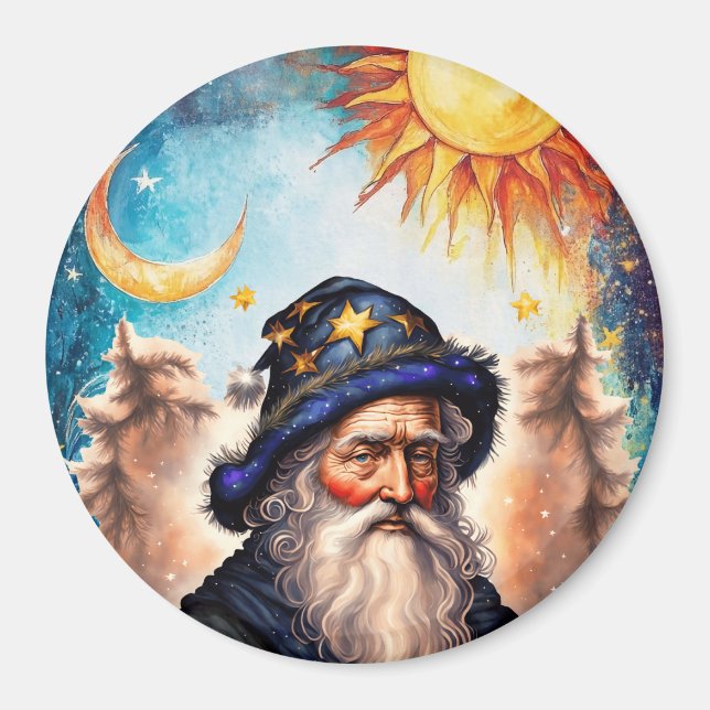 Imã Celestial Wizard Sun e Lua (Frente)