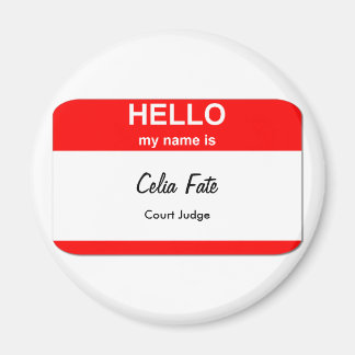 Imã Celia Fate, Juiz do Tribunal