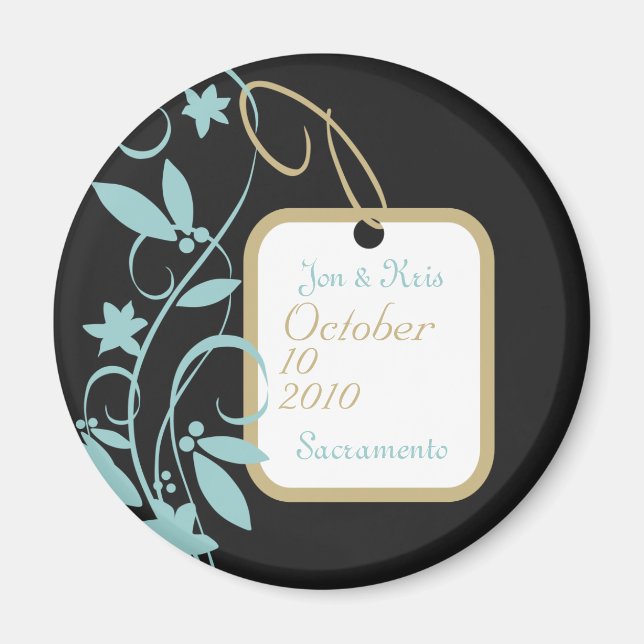 Imã Celia Save the Date Magnet (Frente)