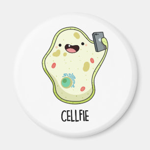 Imã Cellfie Funny Biology Selfie Pun