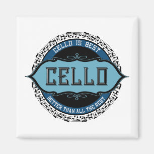 Imã Cello Best Music Note Circle