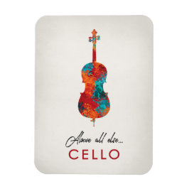 Ímã Cello - Música Colorida Bril