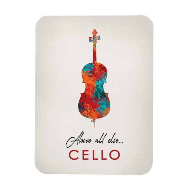 Ímã Cello - Música Colorida Bril (Vertical)