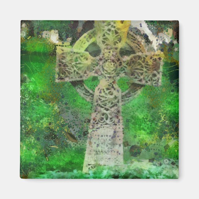 Imã Celtic Cross Gravestone (Frente)
