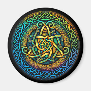 Imã Celtic Knot Colorful Knotwork
