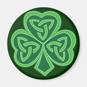 Imã Celtic Knot Shamrock