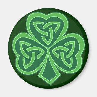 Imã Celtic Knot Shamrock