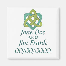 Imã Celtic Save the Date Wedding Magnet
