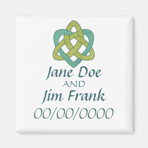 Imã Celtic Save the Date Wedding Magnet