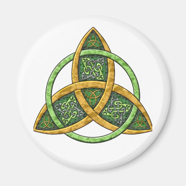 Imã Celtic Trinity Knot (Frente)