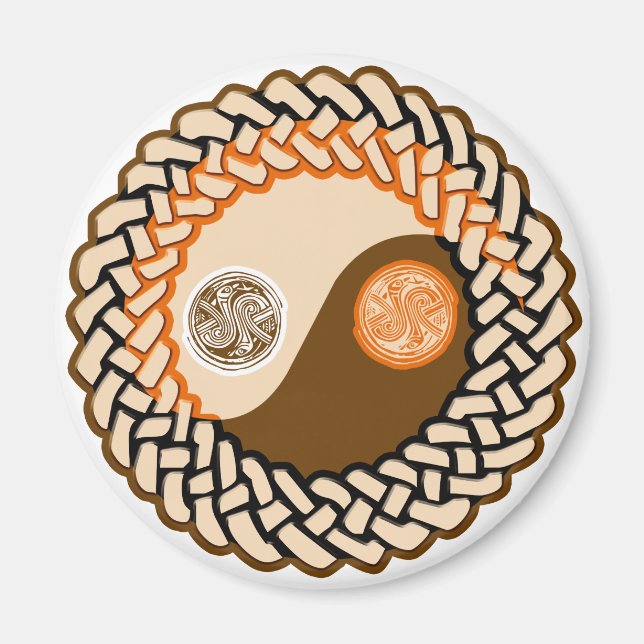 Imã Celtic Yin Yang (Frente)