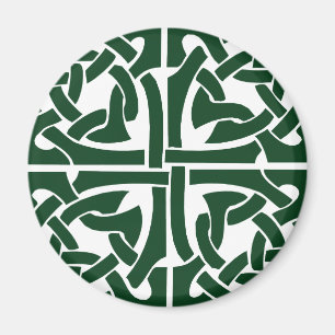 Imã Céltico verde Knotwork da hera