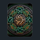 Ímã Célula Nó Verde Dourado<br><div class="desc">Célula Nó Verde Dourado</div>
