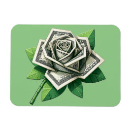 Ímã cem dólares de origami rosa art