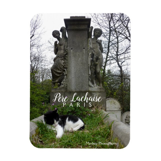 Ímã Cemitério Cat (Pere Lachaise) (Vertical)