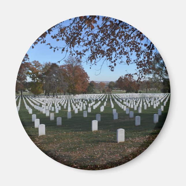 Imã Cemitério de Arlington em Linhas outono de 2013 (Frente)