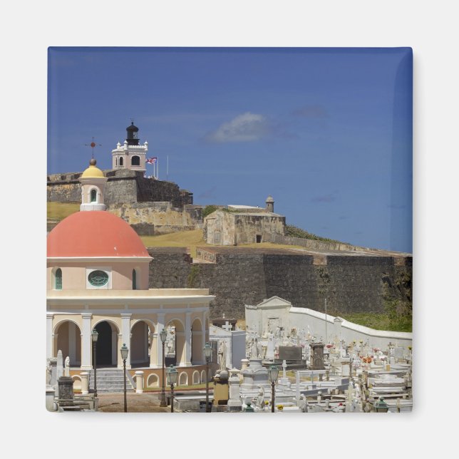 Imã Cemitério de Porto Rico à beira-mar (Frente)