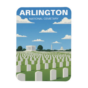 Ímã Cemitério Nacional de Arlington Virgínia Viagem