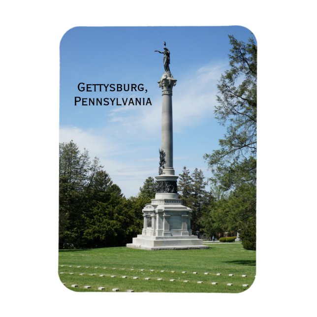 Ímã Cemitério Nacional de Gettysburg (Vertical)
