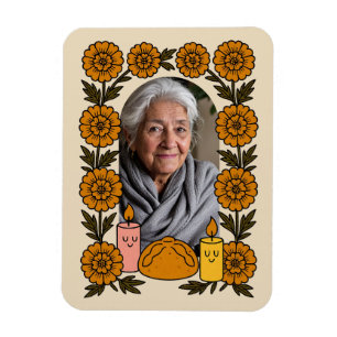 Ímã Cempasúchil Ofrenda Altar Día de Muertos
