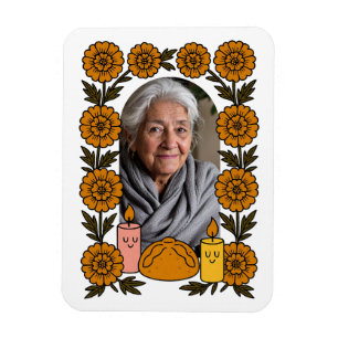 Ímã Cempasúchil Ofrenda Altar Día de Muertos