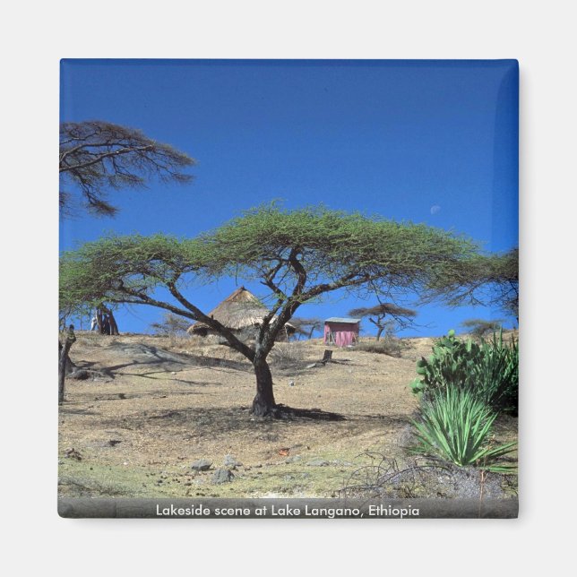 Imã Cena ao lado de Lakeside Langano, Etiópia (Frente)