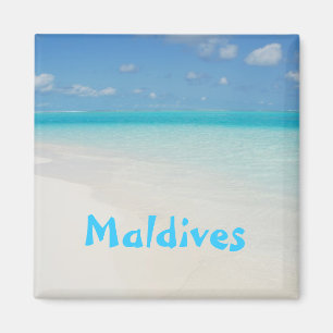 Imã Cena da ilha da praia da lua de mel de Maldives