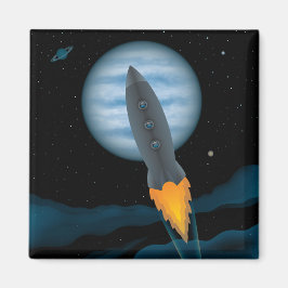Imã Cena da Nave Espacial Cósmica
