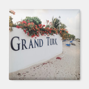 Imã Cena da Praia Grand Turk