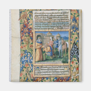 Imã Cena 'das horas de d'Orleans de Louis