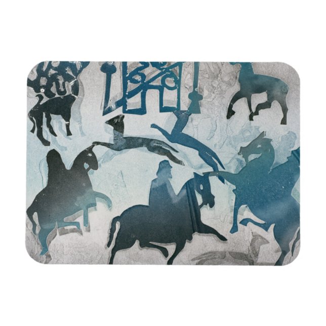 Ímã Cena de Caça Pictiche III 1995 (Horizontal)