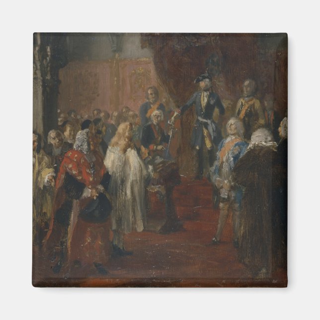 Imã Cena de homenagem da Silésia, 1855 (Frente)